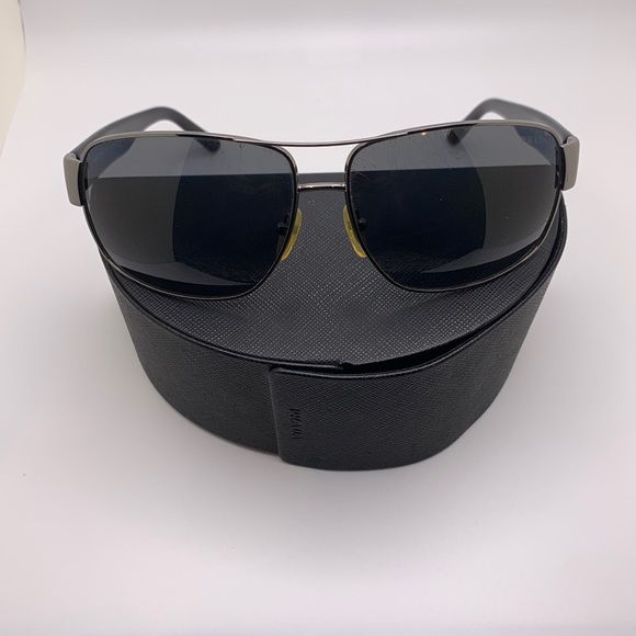 Authentic Prada Aviator Polarized Sunglasses.unisex